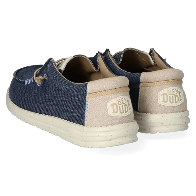 HEYDUDE Wally Coastline Jute Navy
