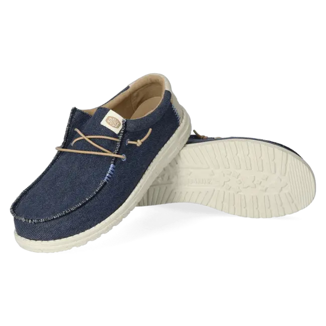 HEYDUDE Wally Coastline Jute Navy
