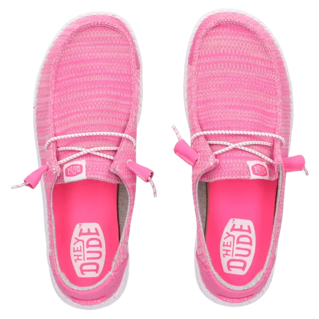 HEYDUDE Wally Sport Mash Bright Pink