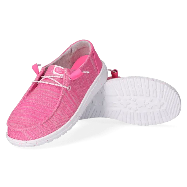 HEYDUDE Wally Sport Mash Bright Pink