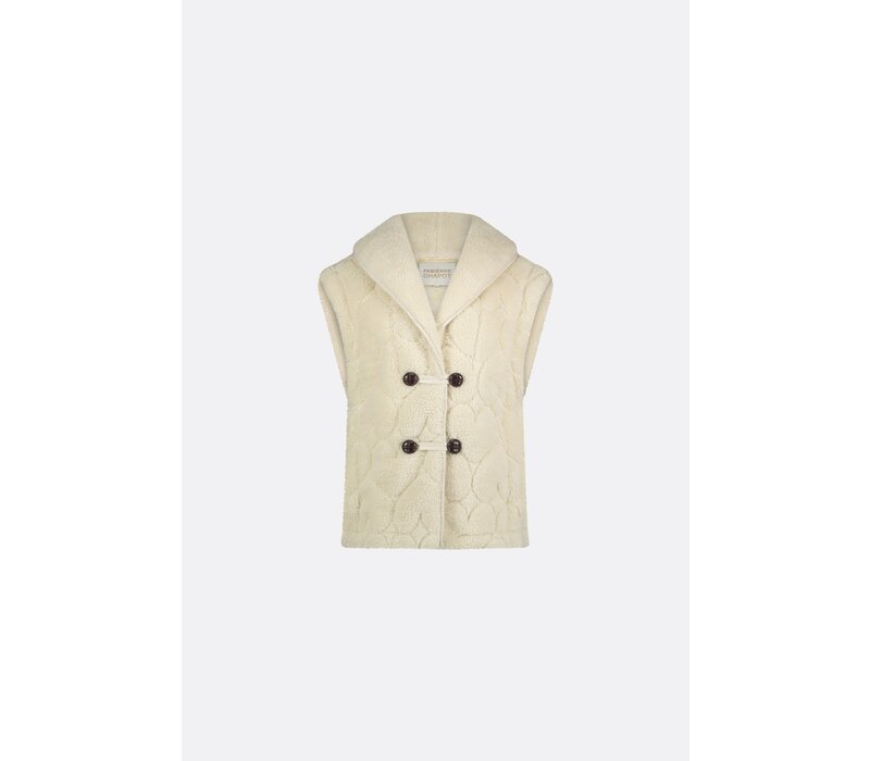 Merlin Gilet Cosy White