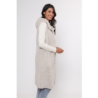 Hooded waistcoat Birch