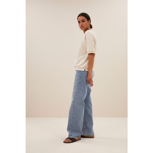 By-Bar By Bar neva slub top almond