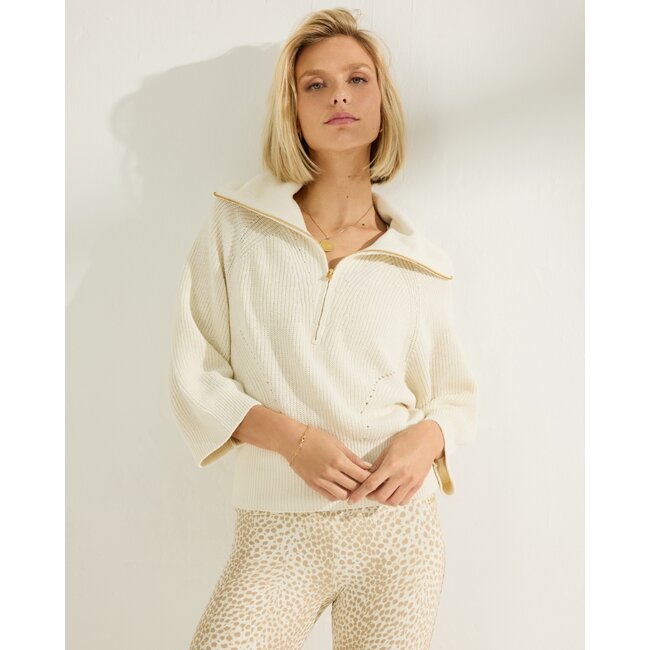 Deblon Lyla Knitted Top Pearl