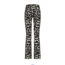 Deblon Celine Flared Leggings Leopard Off White