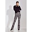 Deblon Celine Flared Leggings Leopard Off White