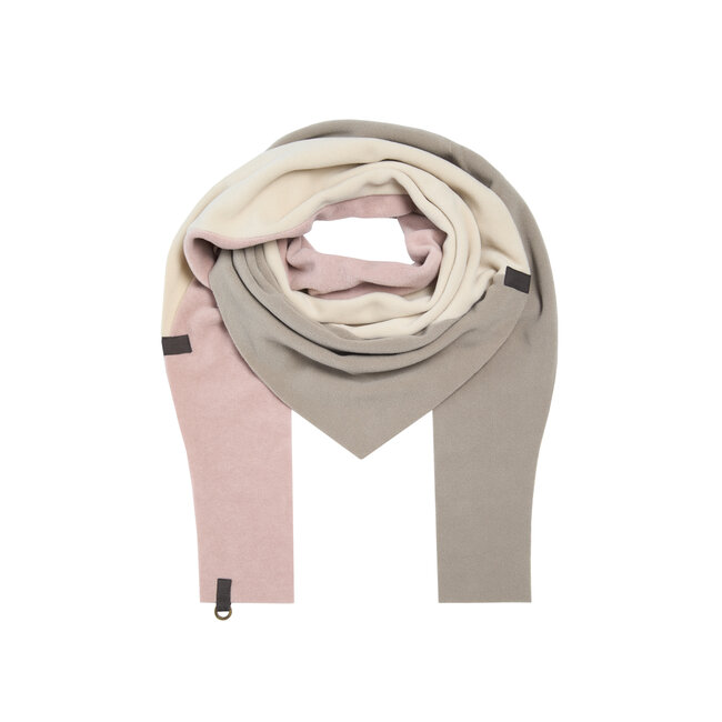 Henriette Steffensen TRIANGLE SCARF ELEPHANT/KIT/NUDE 461