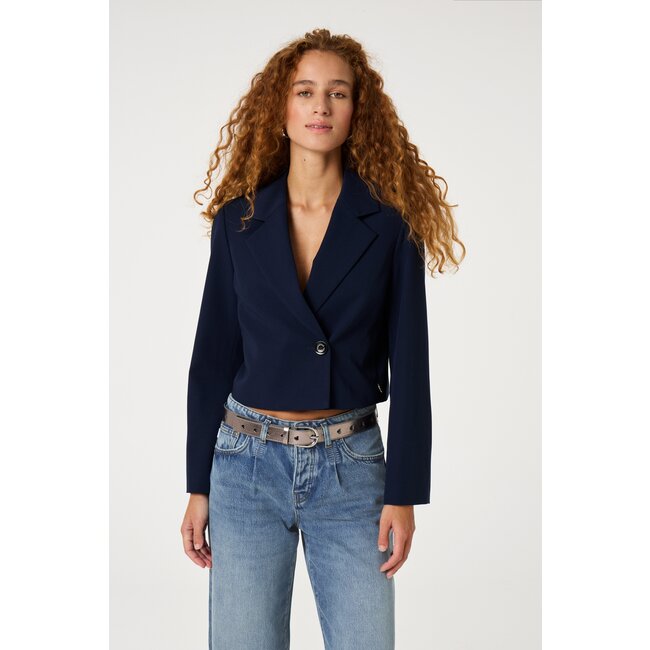 Fabienne Chapot Cut It Out Heart Belt Dark Silver