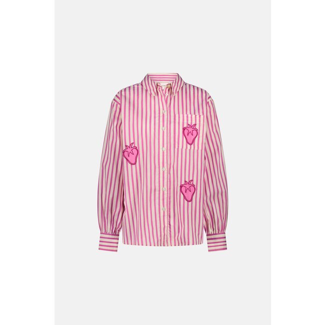 Fabienne Chapot Alex Blouse Pink Dream/Warm Whit