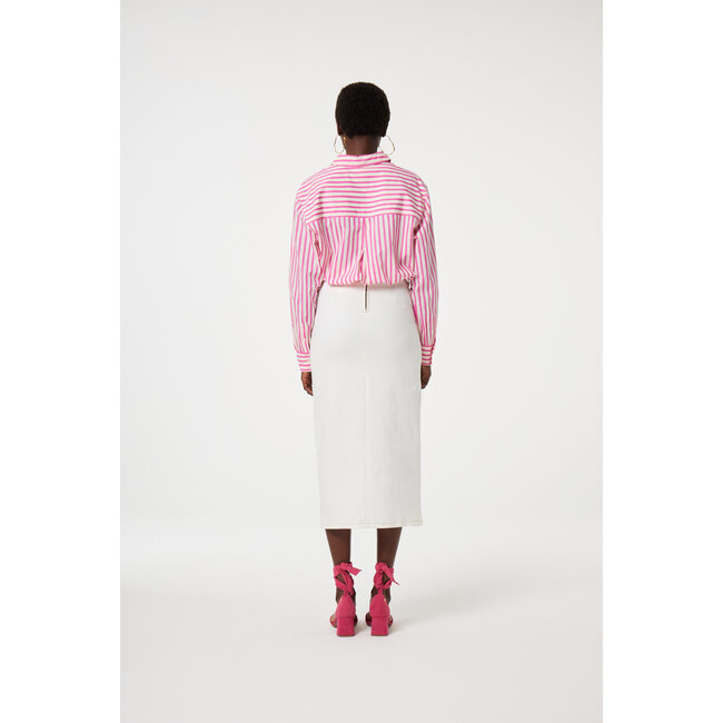 Fabienne Chapot Alex Blouse Pink Dream/Warm Whit