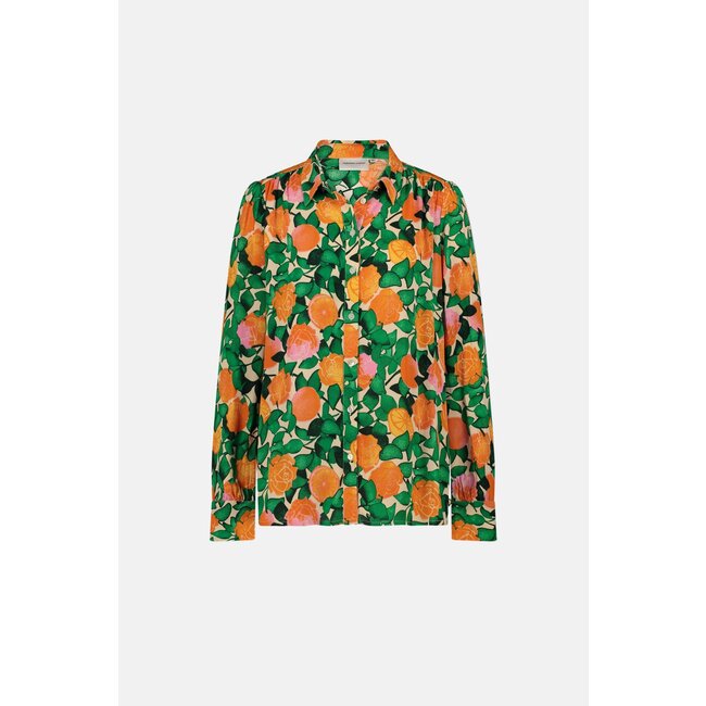 Fabienne Chapot Coco Blouse Grass Is Greener/Jus