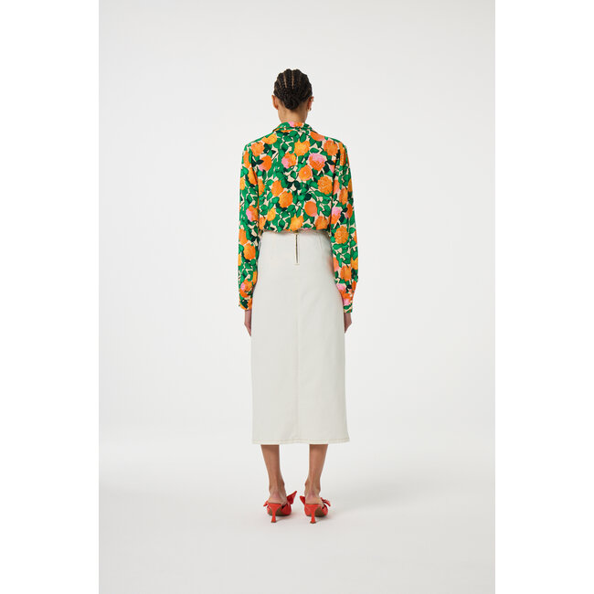 Fabienne Chapot Coco Blouse Grass Is Greener/Jus