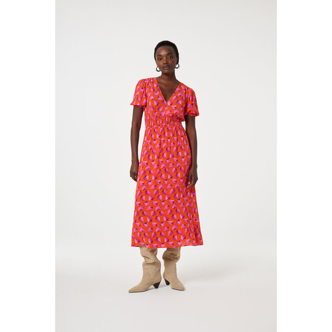 Fabienne Chapot Bonna Dress Tangerine/Pink Dream