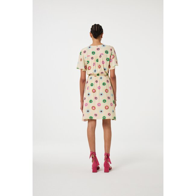 Fabienne Chapot Asha Dress Warm White/Pink Drea