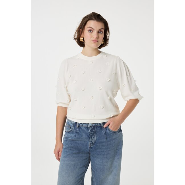 Fabienne Chapot Hilly Patch Pullover Cream White