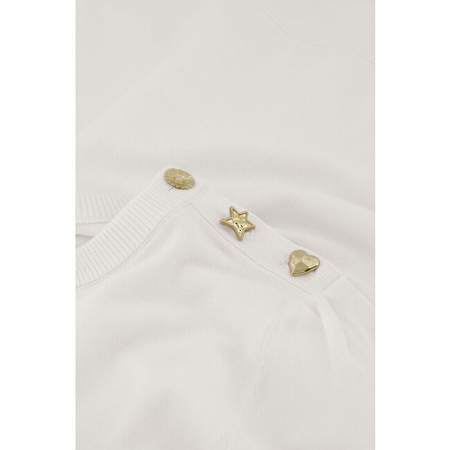 Fabienne Chapot Molly Short Sleeve Pullover Cosy White