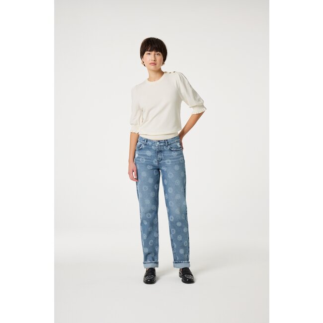 Fabienne Chapot Molly Short Sleeve Pullover Cosy White