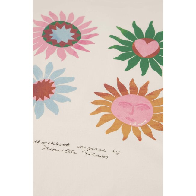 Fabienne Chapot Steve Sketchbook T-Shirt Cosy White