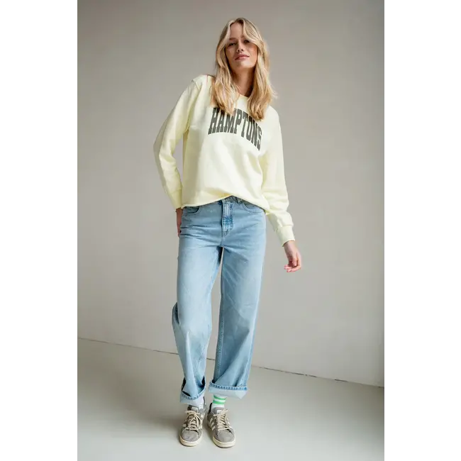 PENN&INK Sweater print souffre algue