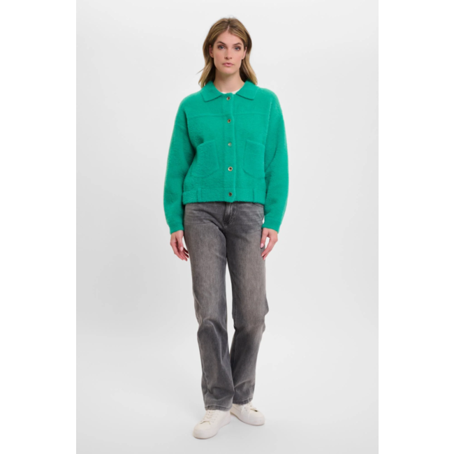 Rino & Pelle Boxy jacket Clover green