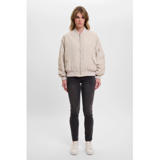 Rino & Pelle Reversible bomber jacket Fog grey and clover green