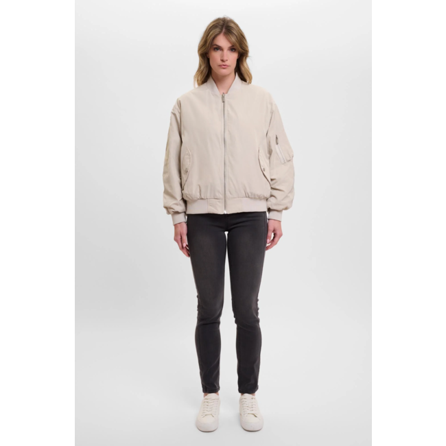 Rino & Pelle Reversible bomber jacket Fog grey and clover green