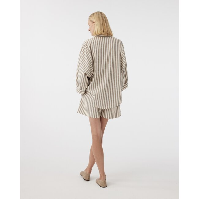 Knit-ted Becca Blouse Khaki