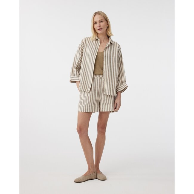 Knit-ted Becca Blouse Khaki