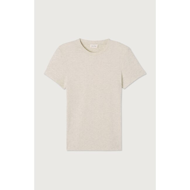 American Vintage T-SHIRTS MC HEATHER GREY GRISCH