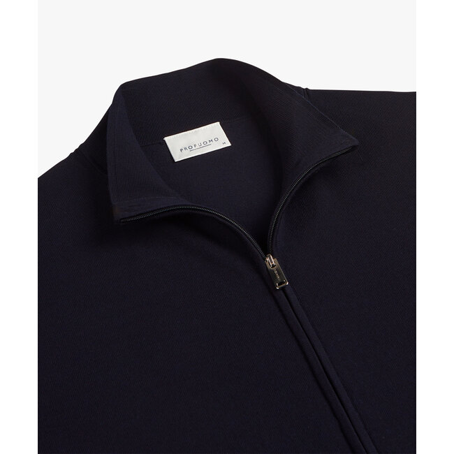 Profuomo PF CARDIGAN FULL ZIP NAVY