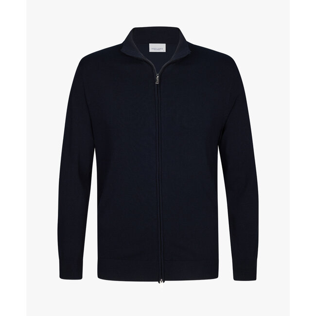 Profuomo PF CARDIGAN FULL ZIP NAVY