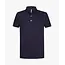 Profuomo Navy stretch pique polo