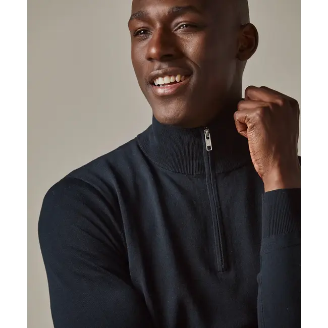 Profuomo PULLOVER HALFZIP NAVY