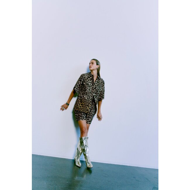 CPH Muse CMGABBY-SHORTS Almond Peach w. Black