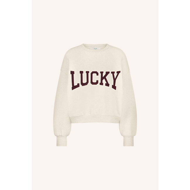 By-Bar bibi patchwork sweater oyster melee