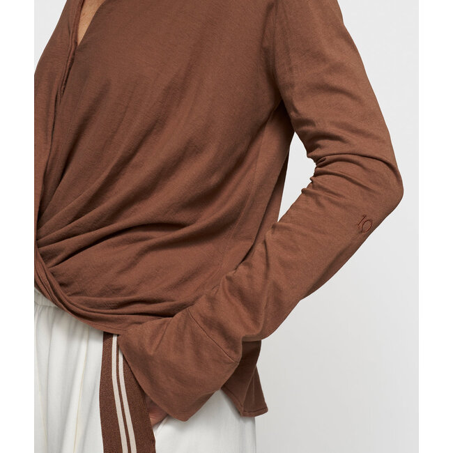 10Days wrap blouse truffle