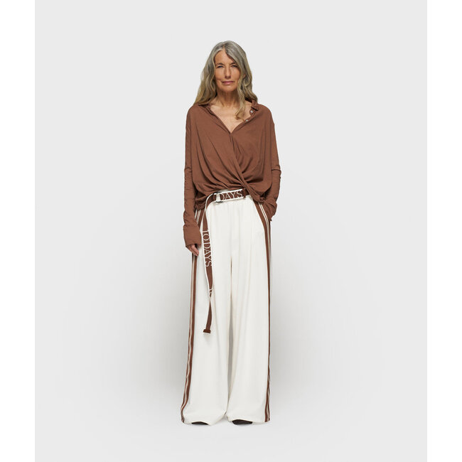 10Days wrap blouse truffle