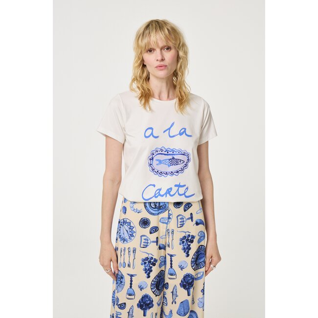 Fabienne Chapot Rose Aperitif T-shirt Cosy White