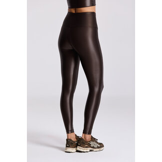 Deblon Shine Leggings High Waistband Cacao