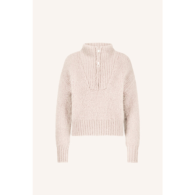 By-Bar boxy beau pullover chalk