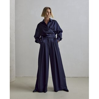 Femmes du Sud Odila Satin Navy