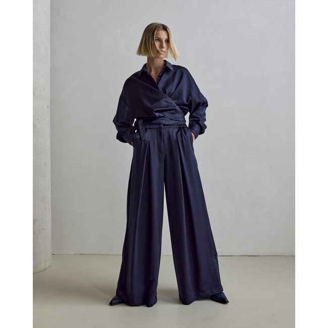 Femmes du Sud Odila Satin Navy