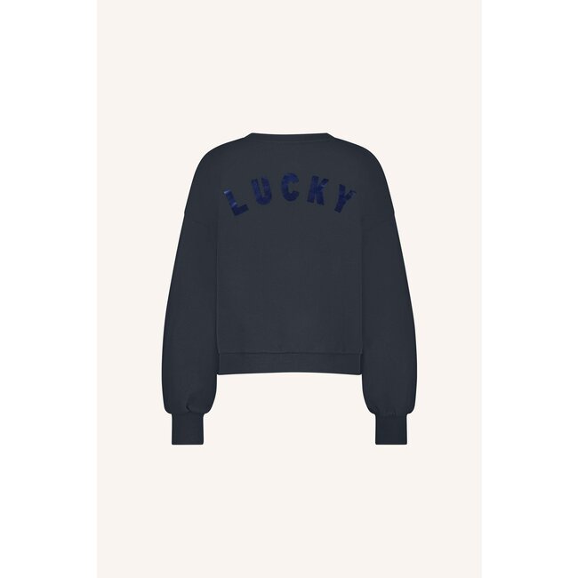 By-Bar bibi lucky curve sweater midnight