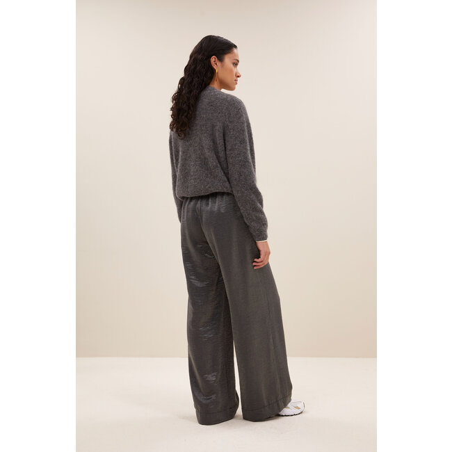 By-Bar benji metallic pants metallic silver