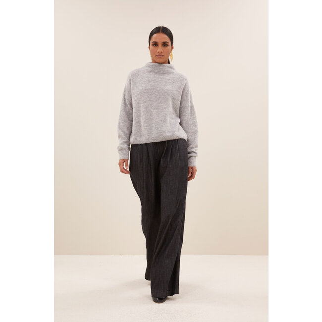 By-Bar vinn pullover light grey melee