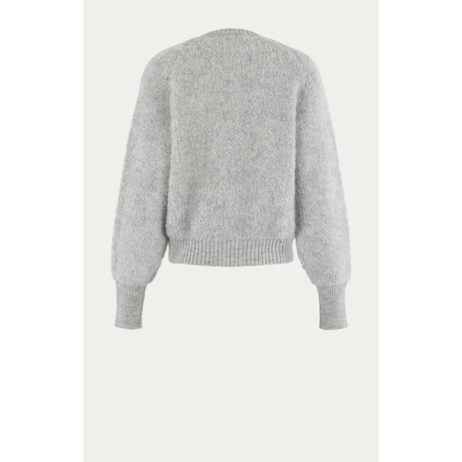 Moscow 50-09-Nero Light Grey Melange Solid