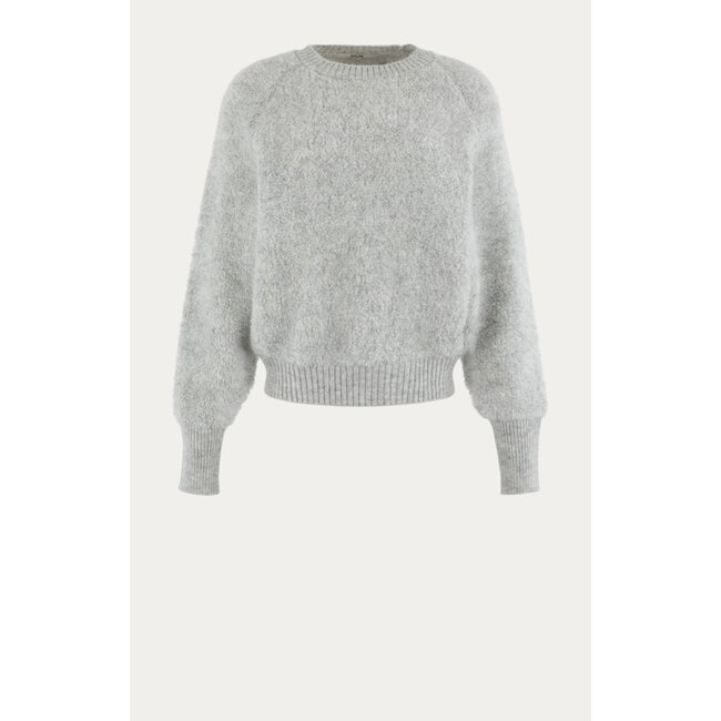 Moscow 50-09-Nero Light Grey Melange Solid