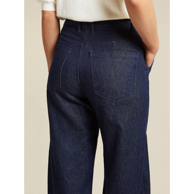 Beaumont MILLY Pants dark blue denim