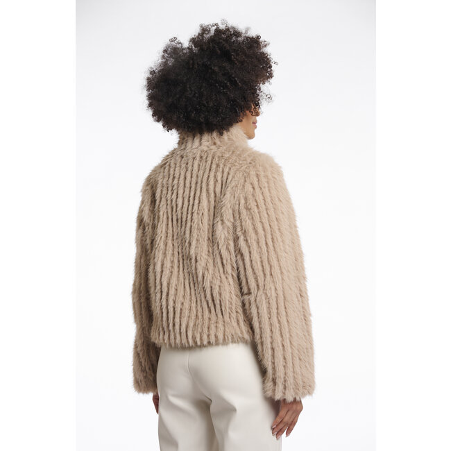 Rino & Pelle Jacket with closure  Oat