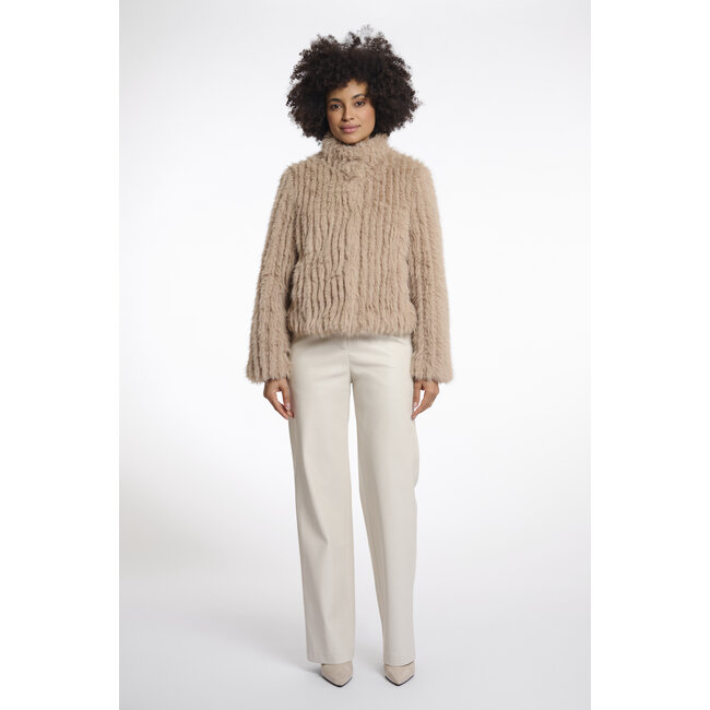 Rino & Pelle Jacket with closure  Oat